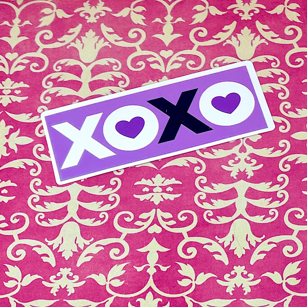 Xoxo Hugs n Kisses Cute Lovey Sweetheart Love You Valentines Sweet Sticker